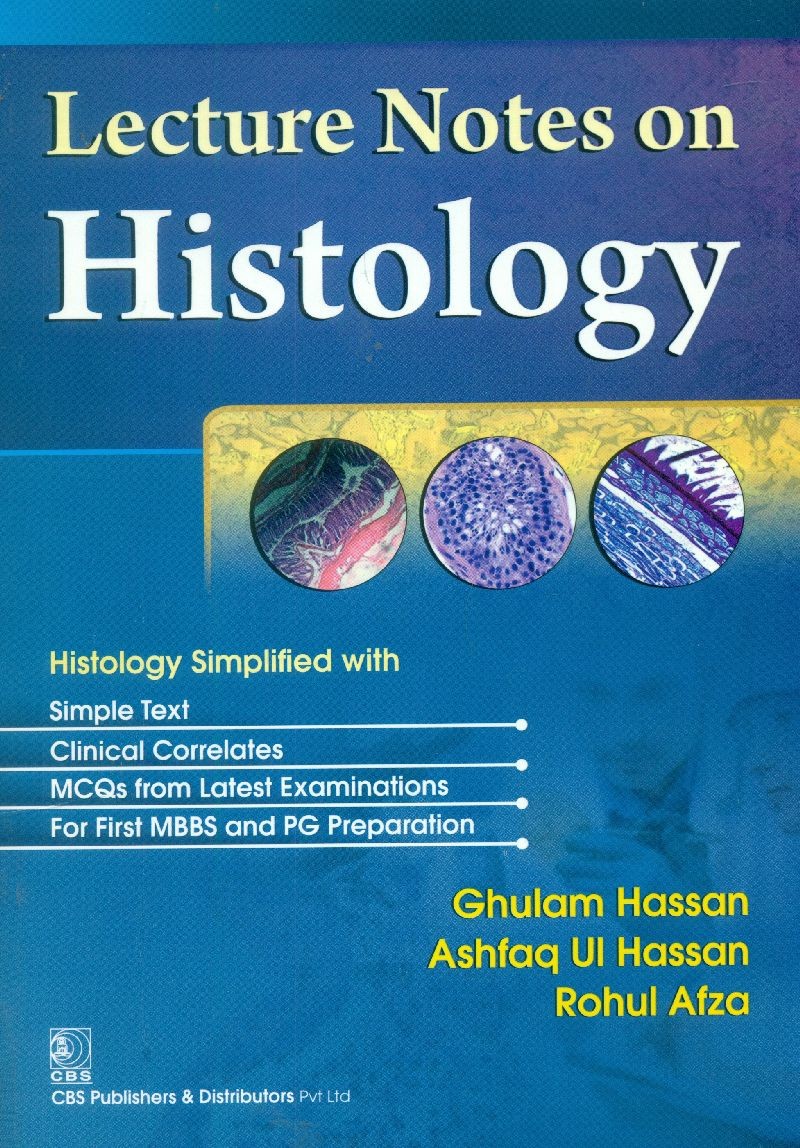 Lecture Notes On Histology (Pb 2015) 