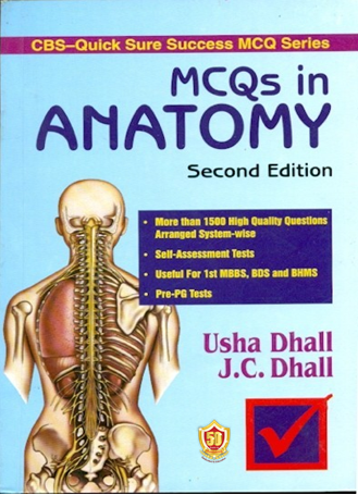 Mcqs In Anatomy 2Ed Cbs Quick Sure Success Mcq Series (Pb 2023) 