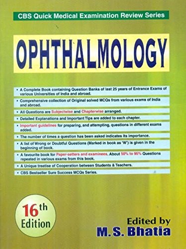 Opthalmology (Cbs Quick Medical Examination Review Series) (Pb ) 