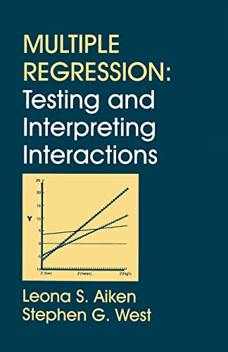Multiple Regression  Testing and Interpreting Interactions