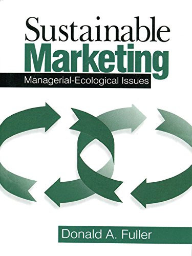 Sustainable Marketing  Managerial - Ecological Issues