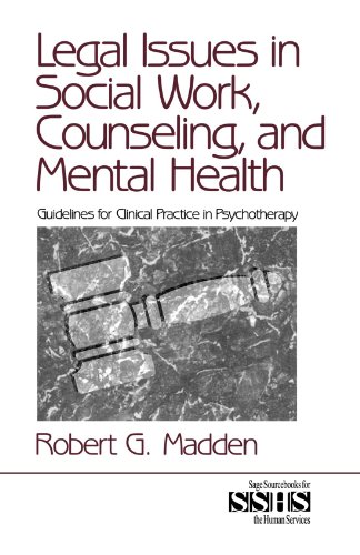 Legal Issues in Social Work, Counseling, and Mental Health