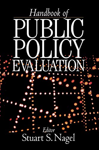 Handbook of Public Policy Evaluation