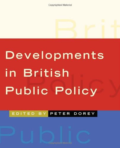 Developments in British Public Policy