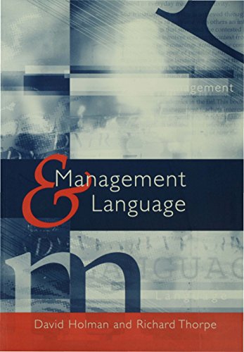 Management and Language  The Manager as a Practical Author