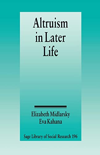 Altruism in Later Life