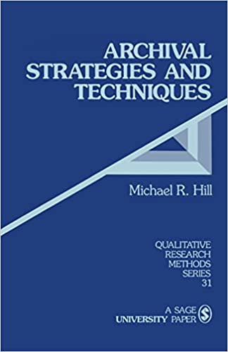 Archival Strategies and Techniques