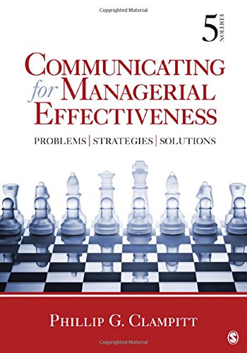 Communicating for Managerial Effectiveness