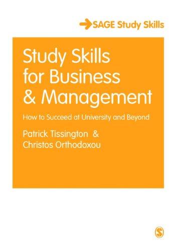 Study Skills for Business and Management  How to Succeed at University and Beyond