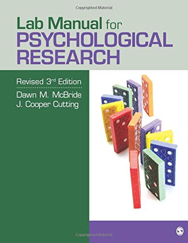 Lab Manual for Psychological Research