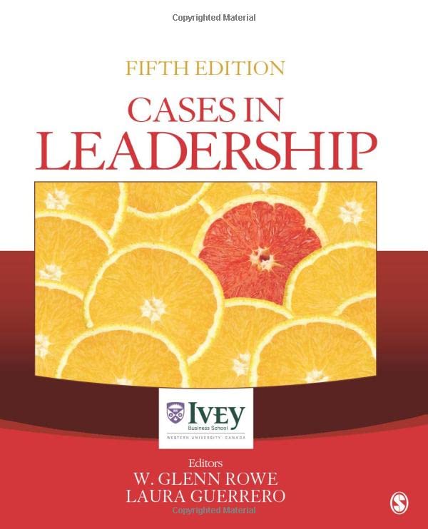Cases in Leadership