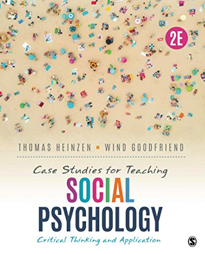 Case Studies for Teaching Social Psychology  Critical Thinking and Application