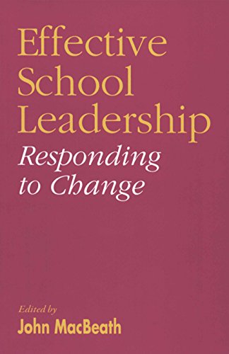 Effective School Leadership  Responding to Change