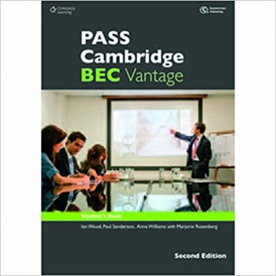 Pass Cambridge BEC Vantage Student Book w/2CDs