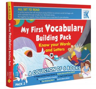 All Set To Read My First Vocabulary Building pack, PreK- Know Your Words and Letters Pack 3