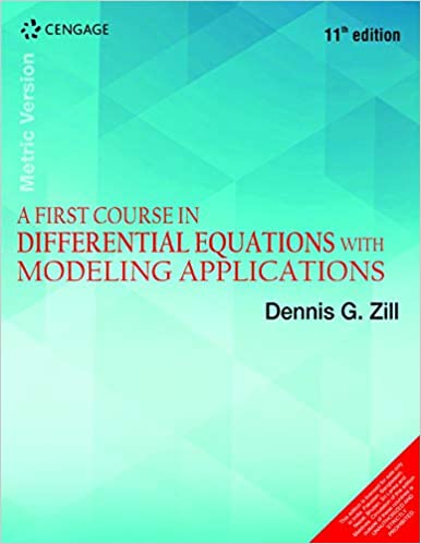 A First Course in Differential Equations with Modeling Applications
