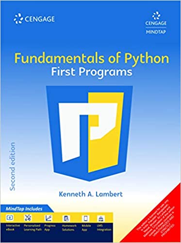 Fundamentals of Python: First Programs with MindTap
