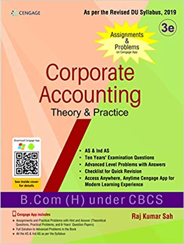 Corporate Accounting: Theory and Practice for B.Com (H) (DU)
