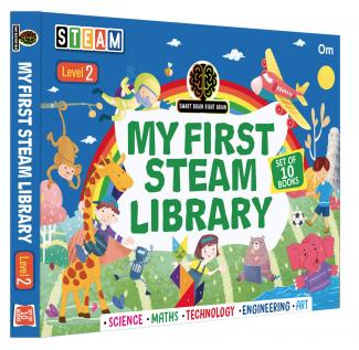 Smart Brain Right Brain: My First Steam Library Level-2 (Set of 10 Books)