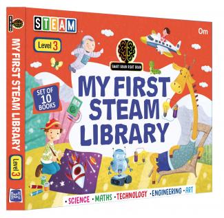 Smart Brain Right Brain: My First Steam Library Level-3 (Set of 10 Books)