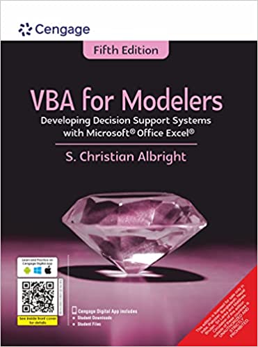 VBA for Modelers: Developing Decision Support Systems with Microsoft® Office Excel®