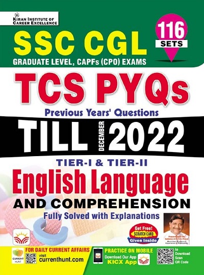SSC CGL TCS PYQs Dec 2022 Tier I and Tier II English Language and Comprehension (English Medium) (4072)