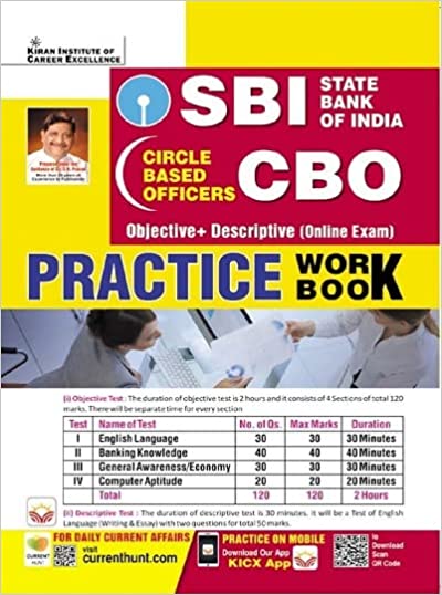 SBI CBO Objective + Descriptive (Online Exam) Practice Work Book (English Medium) (3968)