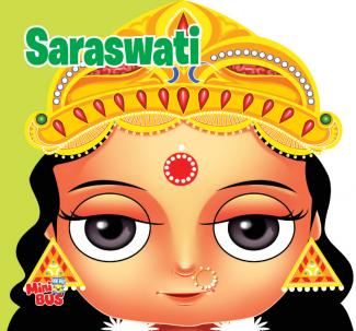 CUT OUT BOARD BOOK: GODS AND GODDESSES SARASWATI