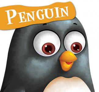 CUT OUT BOARD BOOK: ANIMALS PENGUIN