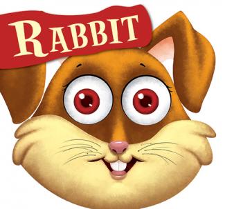 CUT OUT BOARD BOOK: ANIMALS RABBIT