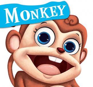 CUT OUT BOARD BOOK: ANIMALS MONKEY