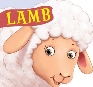 CUT OUT BOARD BOOK: ANIMALS LAMB