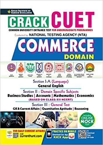 Kiran Crack CUET Commerce Domain (English Medium)(3660)