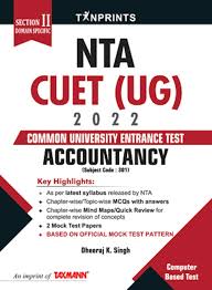 Tan Print’s Accountancy for NTA CUET (UG) 2022