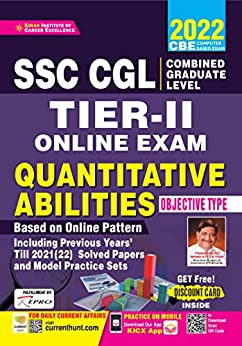 Kiran SSC CGL Tier II Online Exam Quantitative Abilities Objective Type (English Medium) (3680)